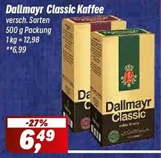 Dallmayr Classic Kaffee 500 g