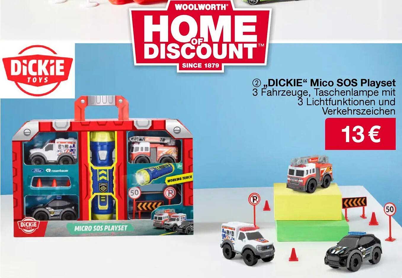 "DICKIE" Mico SOS Playset