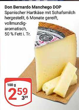 Don Bernardo Manchego DOP - Spanischer Hartkäse mit Schafsmilch
