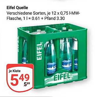 Eifel Quelle - Erfrischendes Mineralwasser in der Kiste