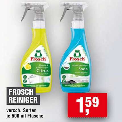 Frosch Reiniger - verschiedene Sorten je 500 ml Flasche