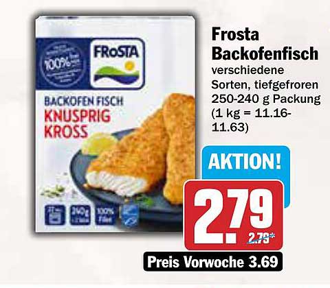 Frosta Backofenfisch verschiedene Sorten 250-240 g