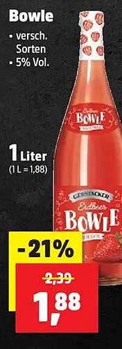 Glenmorangie Bowle - 1 Liter für nur 1,88 €!