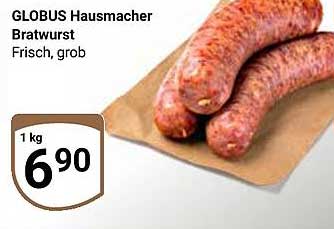 GLOBUS Hausmacher Bratwurst - frisch und grob