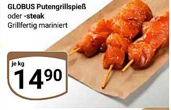 GLOBUS Putengrillspeß oder -steak Grillfertig mariniert
