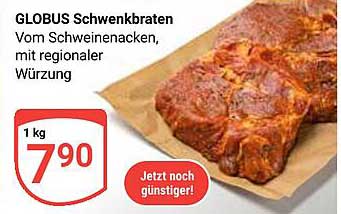 GLOBUS Schwenkbraten vom Schweinenacken mit regionaler Würzung