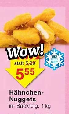 Hähnchen-Nuggets im Backteig, 1 kg