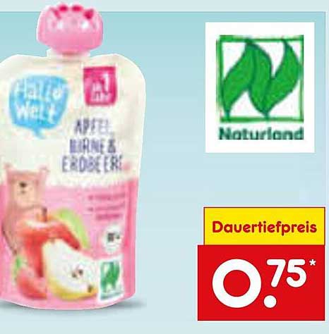 Hallo Welt Apfel, Birne & Erdbeere