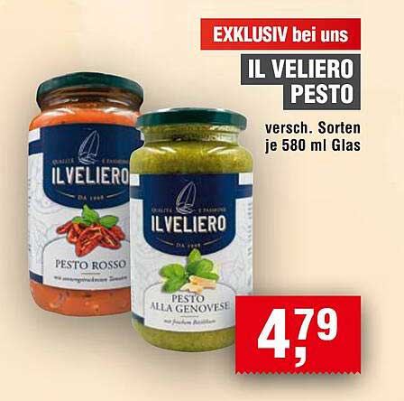 IL VELIERO PESTO - Exklusiv bei uns