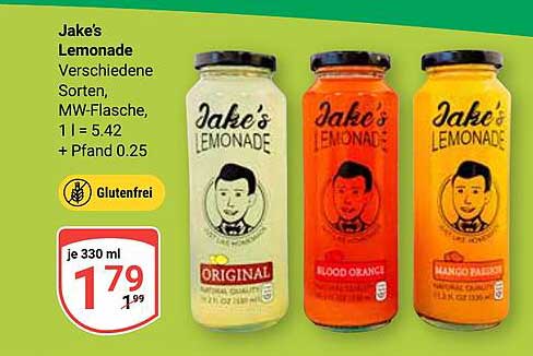 Jake's Lemonade - Verschiedene Sorten
