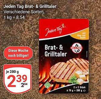Jeden Tag Brat- & Grilltaler, 280 g