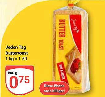 Jeden Tag Buttertoast