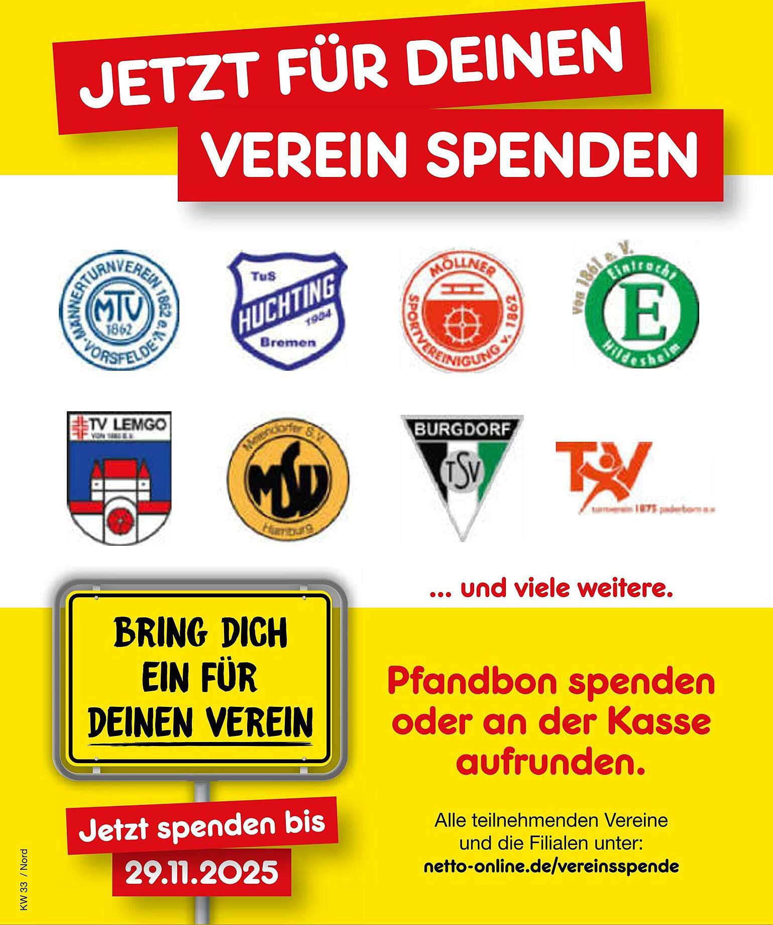 Jetzt für deinen Verein spenden