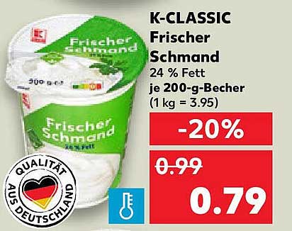 K-CLASSIC Frischer Schmand 200g