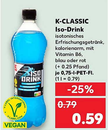 K-CLASSIC Iso-Drink - isotonisches Erfrischungsgetränk