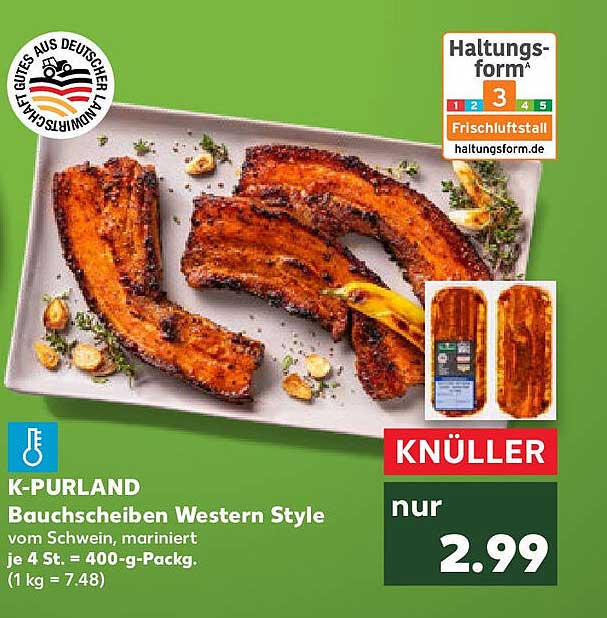 K-PURLAND Bauchslices Western Style