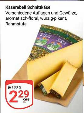 Käsebell Schnittkäse - Verschiedene Auflagen und Gewürze, aromatisch-floral, würzig-pikant, Rahmstufe