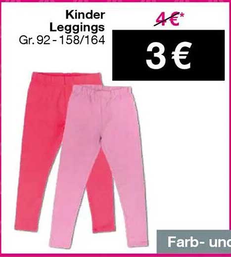 Kinder Leggings Gr. 92-158/164