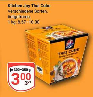 Kitchen Joy Thai Cube - verschiedene Sorten, tiefgefroren