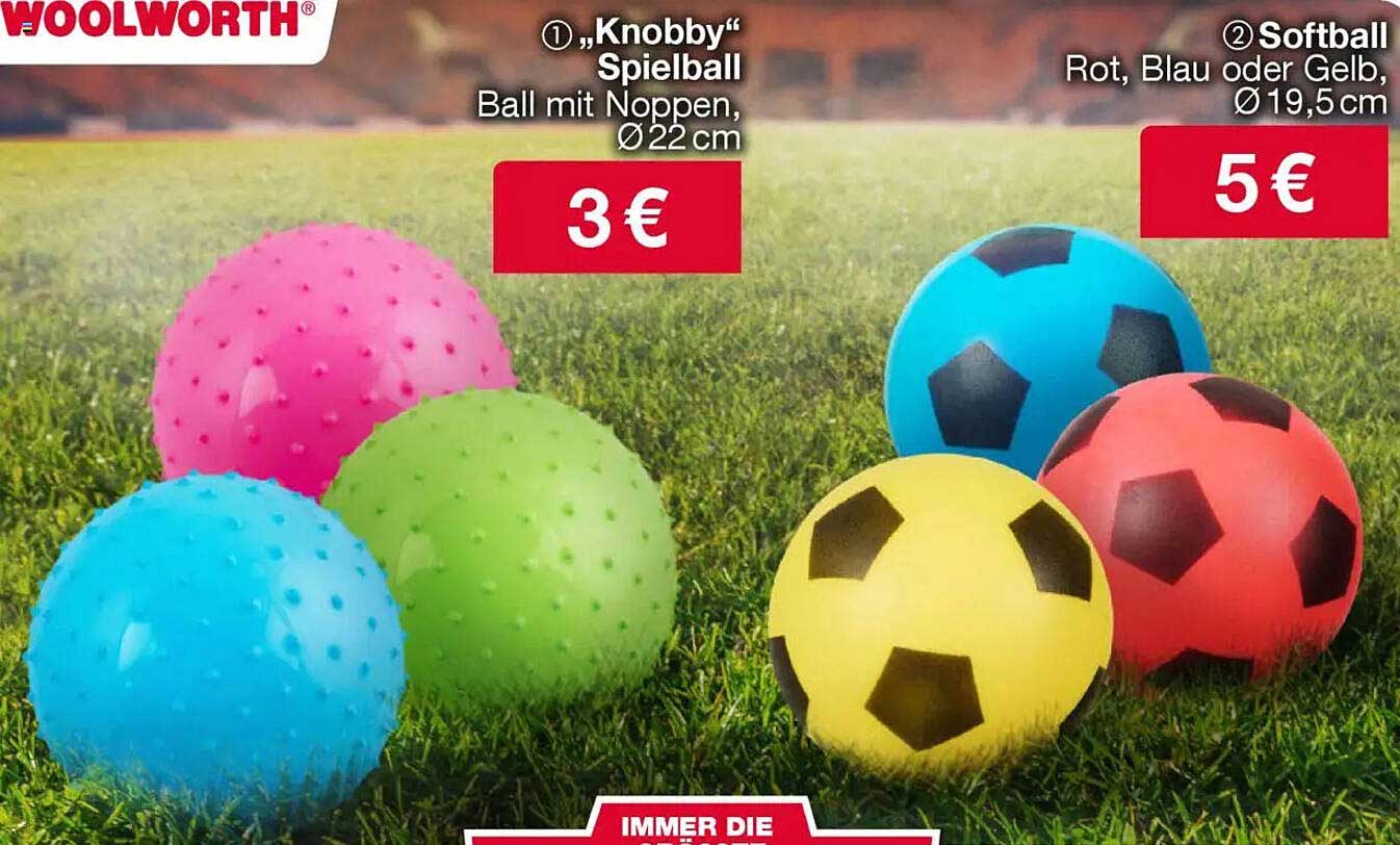 Knobby Spielball - Ball mit Noppen, Ø 22 cm