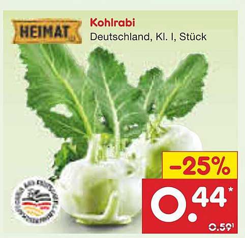 Kohlrabi, Deutschland, Kl. I, Stück