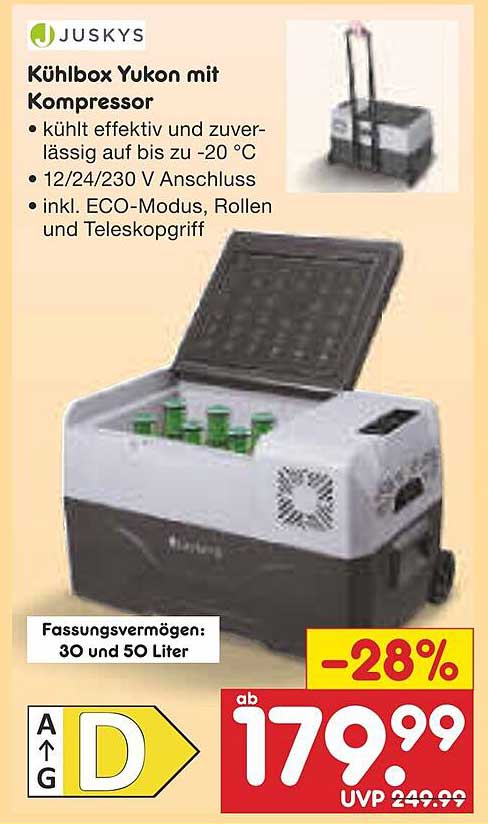 Kühlbox Yukon mit Kompressor