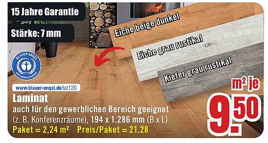 Laminat mit 15 Jahren Garantie - ideal für Ihre Räume