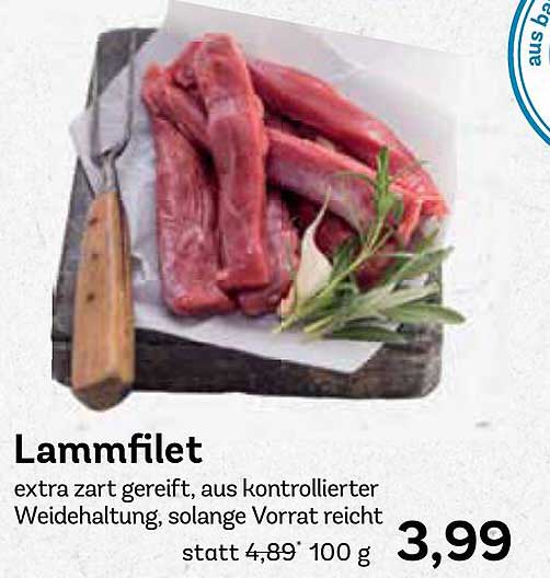 Lammmfilet - extra zart gereift, aus kontrollierter Weidehaltung