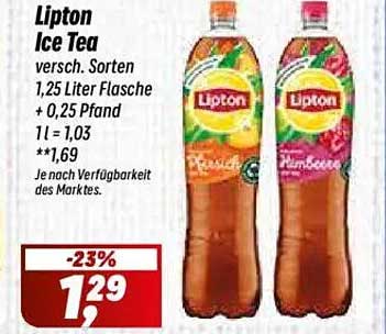 Lipton Ice Tea - Erfrischung in verschiedenen Sorten