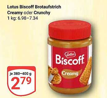 Lotus Biscoff Brotaufstrich Creamy oder Crunchy