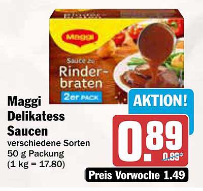 Maggi Delikatess Saucen 2er Pack 50 g