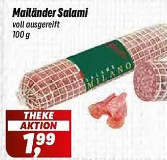 Mailänder Salami voll ausge reift 100 g