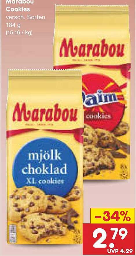 Marabou Cookies verschiedene Sorten 184 g