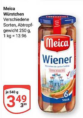 Meica Würstchen – Verschiedene Sorten im praktischen Glas