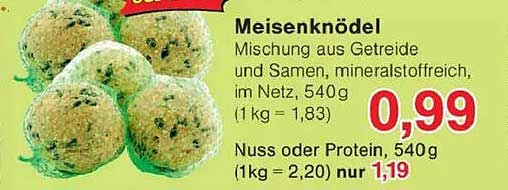 Meisenknödel 540g - mineralstoffreiche Mischung aus Getreide und Samen