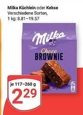 Milka Küchlein oder Kekse, verschiedene Sorten, 1 kg: 8,81–19,57