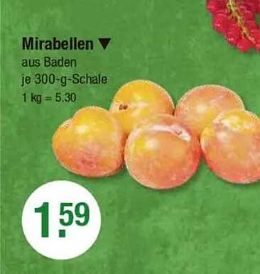 Mirabellen aus Baden – je 300-g-Schale