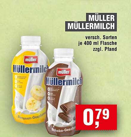 Müller Müller Milch - verschiedene Sorten 400 ml