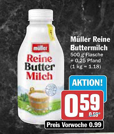 Müller Reine Buttermilch 500 g