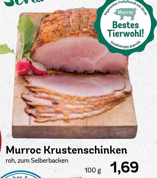 Murroc Krustenschinken roh, zum Selberbacken
