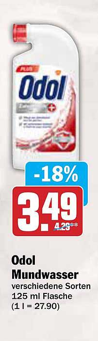Odol Mundwasser verschiedene Sorten 125 ml Flasche