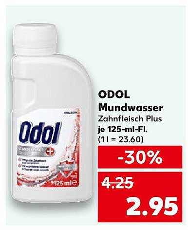ODOL Mundwasser Zahnfleisch Plus je 125-ml-Fl.