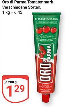 Oro di Parma Tomatenmark, 200 g