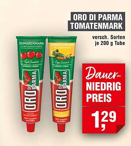 Oro di Parma Tomatenmark 200 g Tube