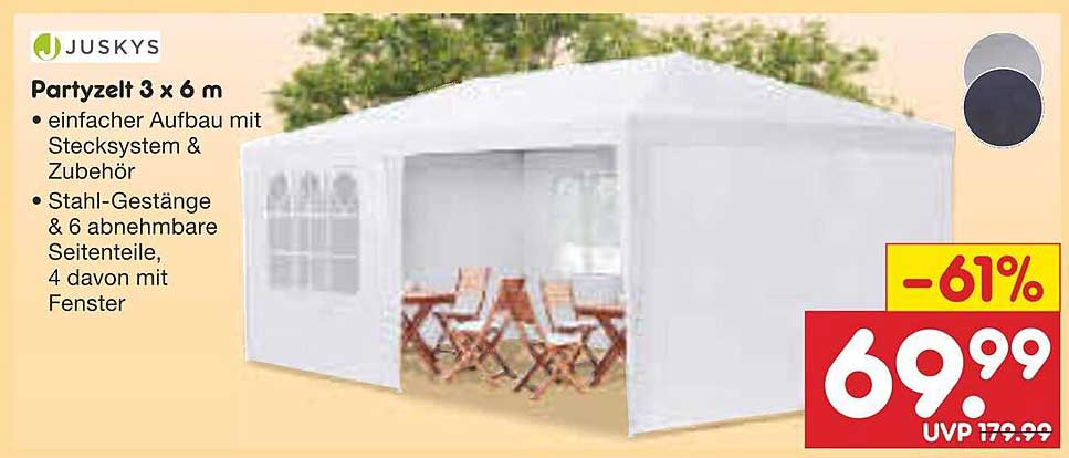 Party-Zelt 3 x 6 m