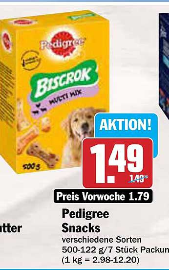 Pedigree Snacks - Hundefutter in verschiedenen Sorten