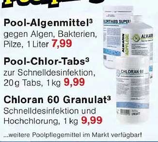 Pool-Algenmittel gegen Algen, Bakterien, Pilze, 1 Liter