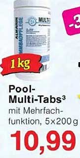 Pool-Multi-Tabs mit Mehrfachfunktion, 5x200g