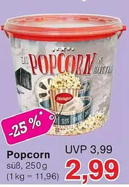 Popcorn süß, 250g