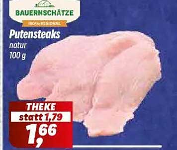 Putensteaks natur 100 g